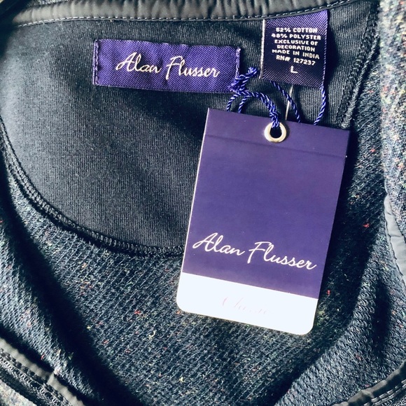 NWT Alan Flusser Men’s Cotton Blend  Sweater. - Picture 6 of 16